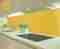 Küchenrückwand einfarbig RAL 1012